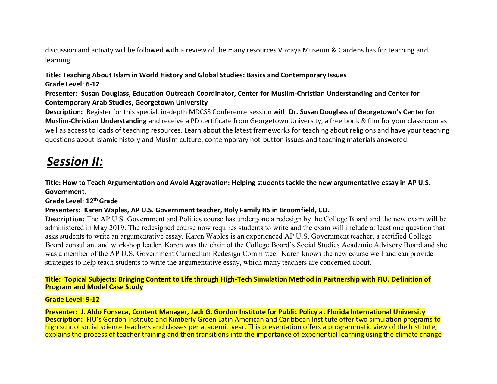 Program Page 4